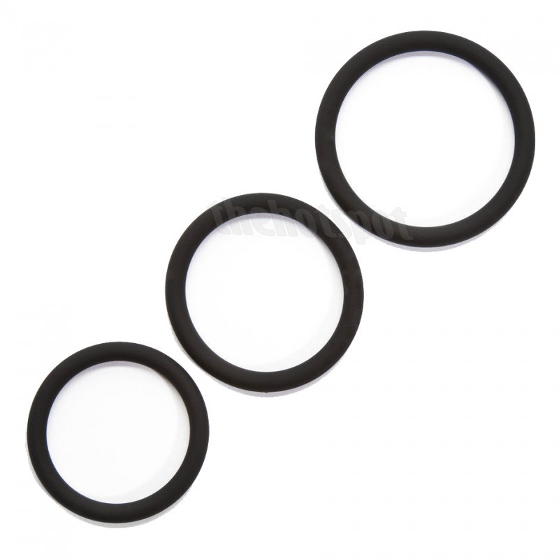 Adora 3 X Pack Rubber Cock Rings